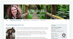 Desktop Screenshot of kimdaviscounseling.com