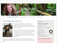 Tablet Screenshot of kimdaviscounseling.com